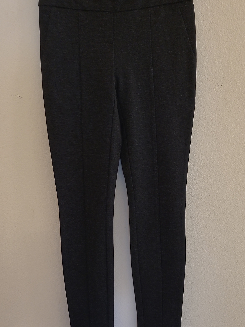 Hilary Radley Dark Gray Straight Leg Pants